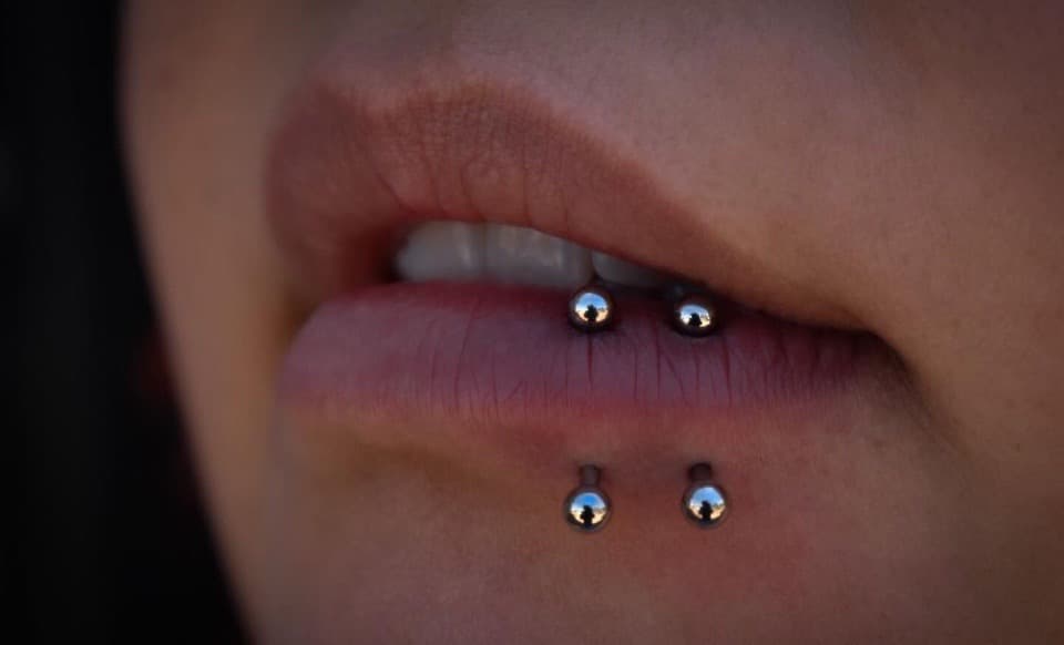 lips tattoo on Face by William_Samaras on TattMe