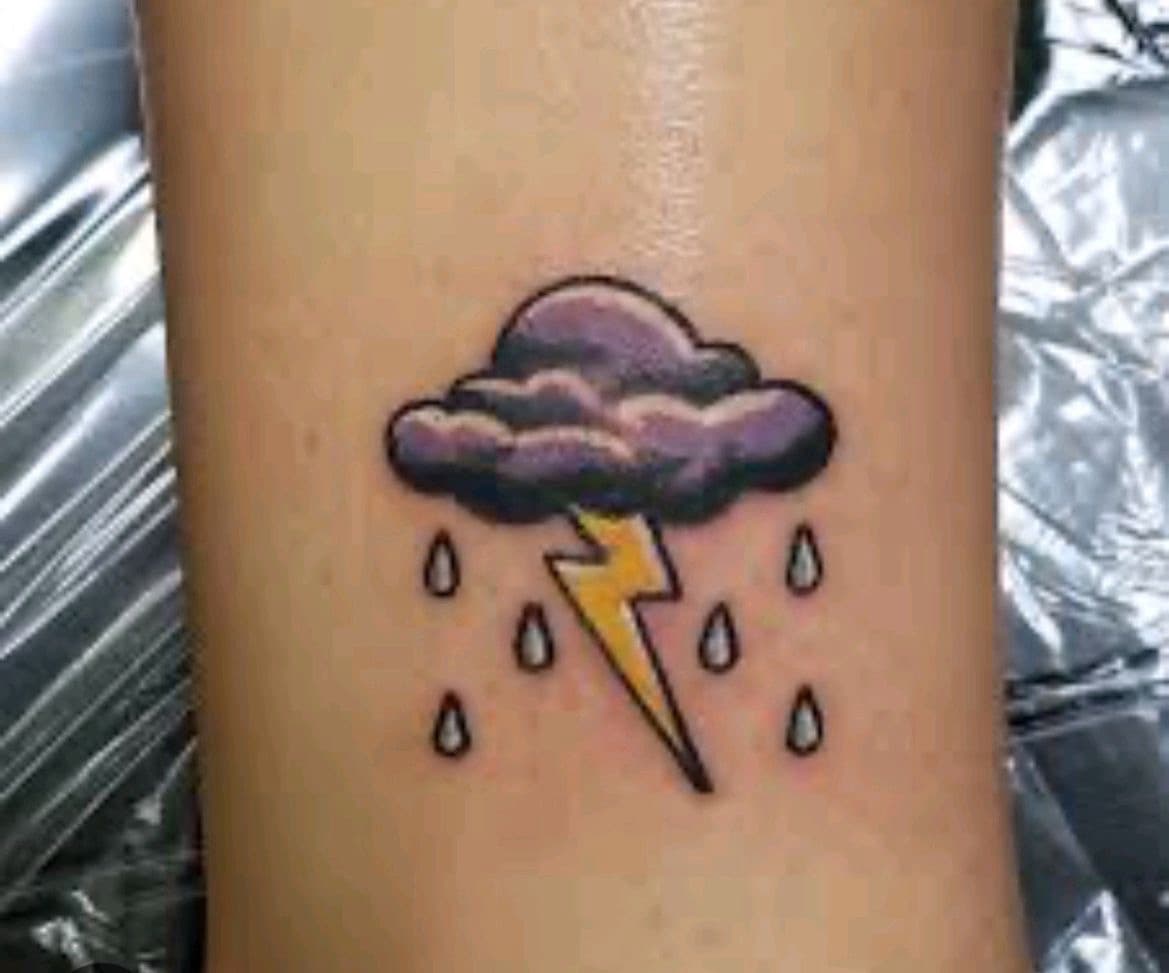 Cartoon + Color cloud tattoo on Forearm by William_Samaras on TattMe