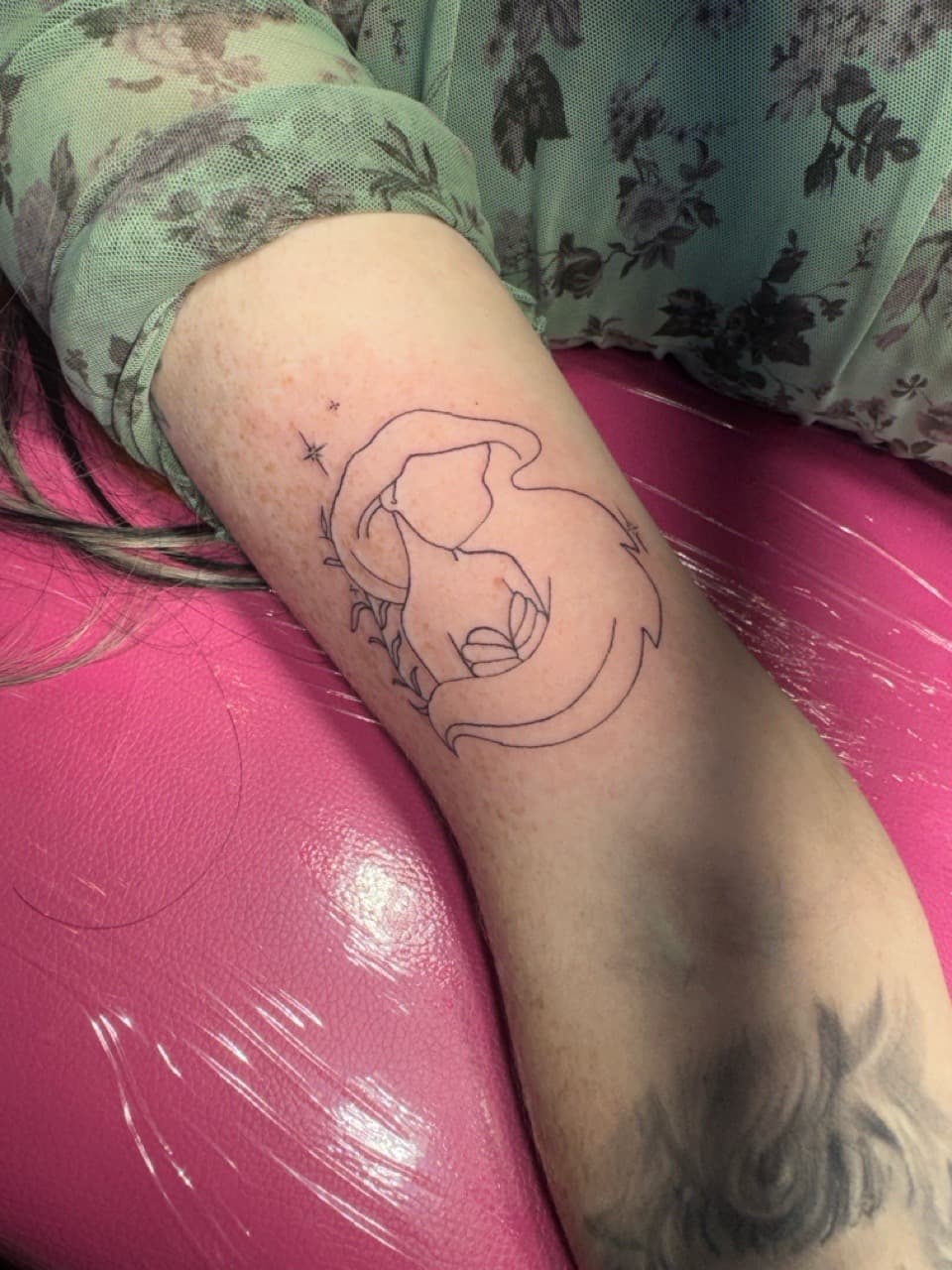 Fine Line + Minimalist lion tattoo on Forearm by William_Samaras on TattMe