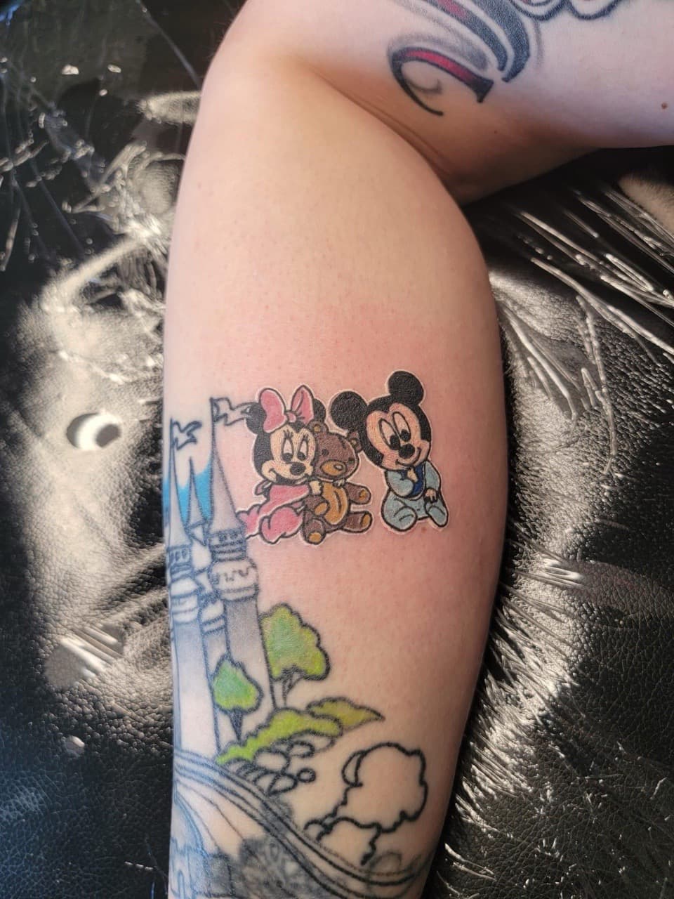 Color + Cartoon mickey mouse tattoo on Forearm by William_Samaras on TattMe