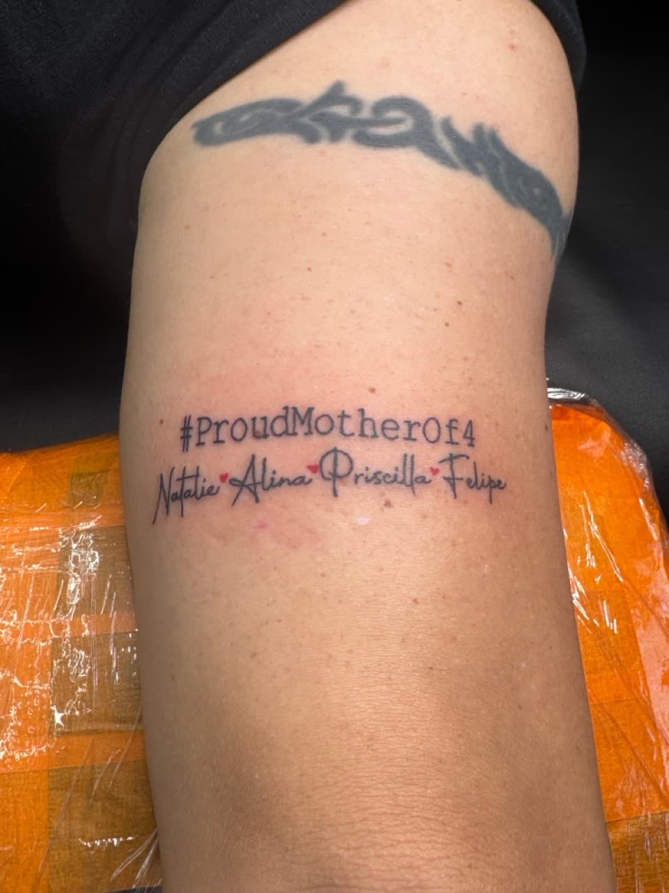 Lettering + Script names tattoo on Forearm by William_Samaras on TattMe