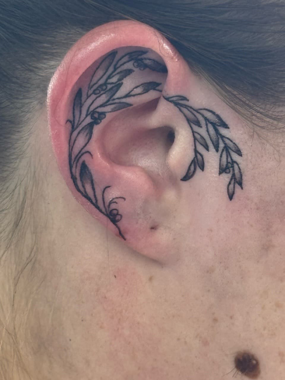 Fine Line + Black-work vines tattoo by William_Samaras on TattMe