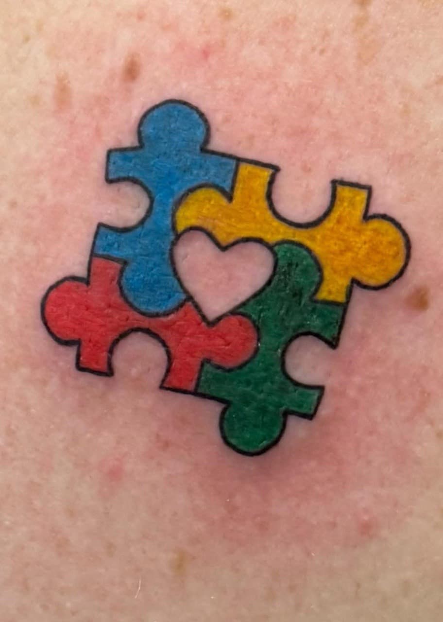 Color + Illustrative puzzle tattoo by William_Samaras on TattMe