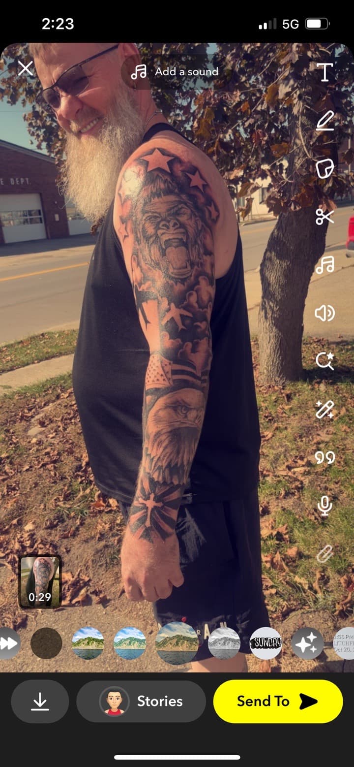 Black & Grey + Realism gorilla tattoo on Full Sleeve by Studio_22 on TattMe