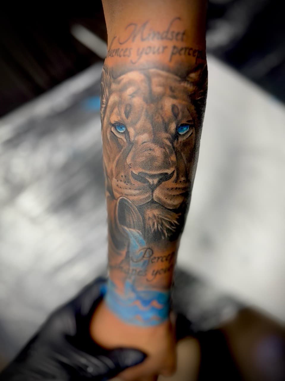 Realism + Color lioness tattoo on Forearm by Juggin_Ink_Studios on TattMe