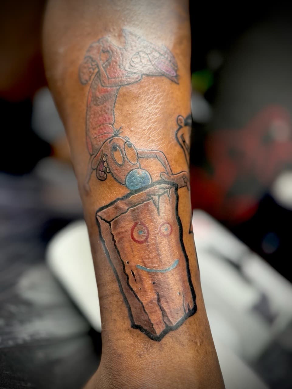 Cartoon + Pop Culture cartoon characters tattoo on Forearm by Juggin_Ink_Studios on TattMe