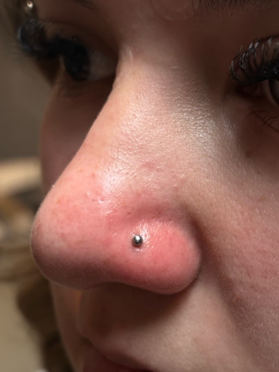 nose tattoo on Face by ArtIsTatts on TattMe
