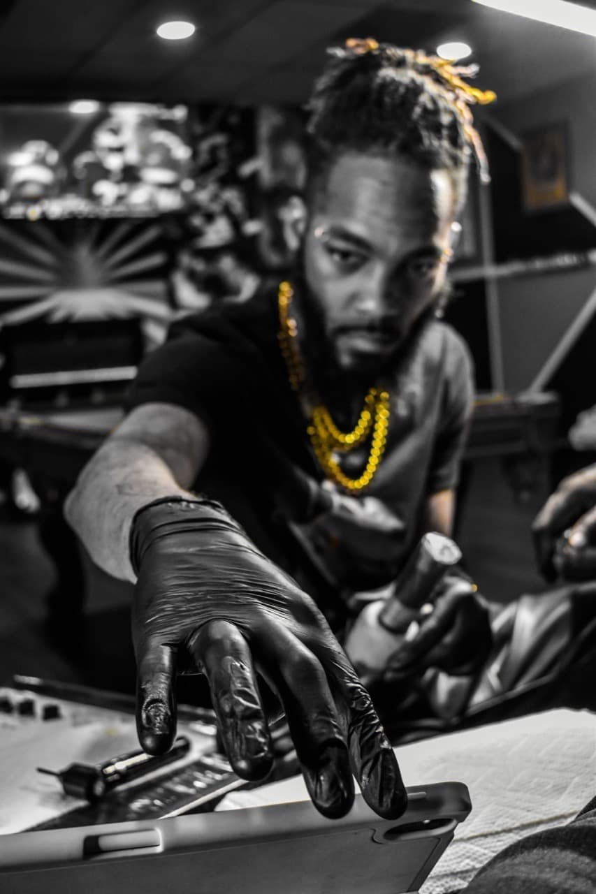 man tattoo on Forearm by Ink_Mob_Studios on TattMe