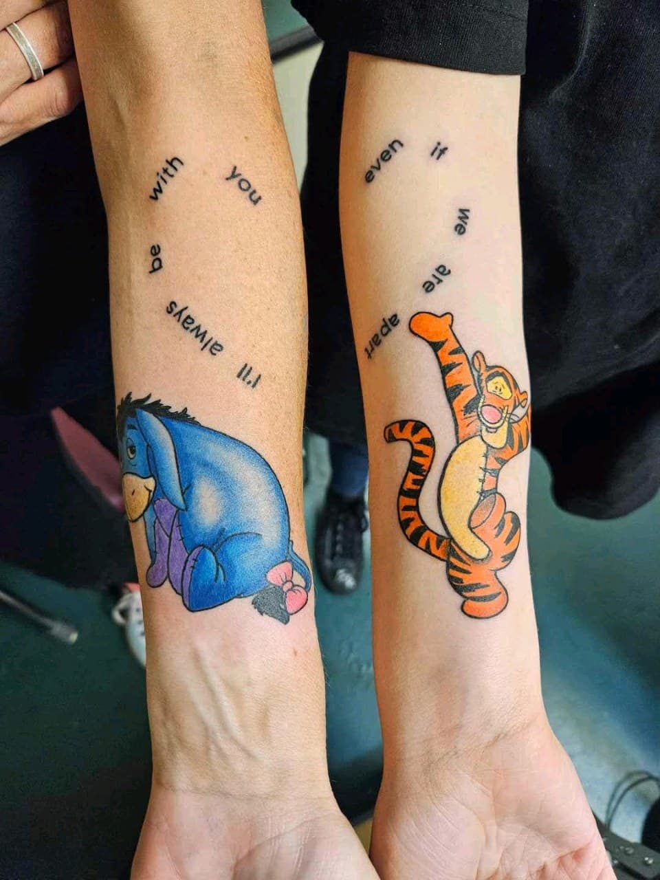 Cartoon + Color eeyore tattoo on Forearm by 2nd_Circle_Tattoo_Co on TattMe