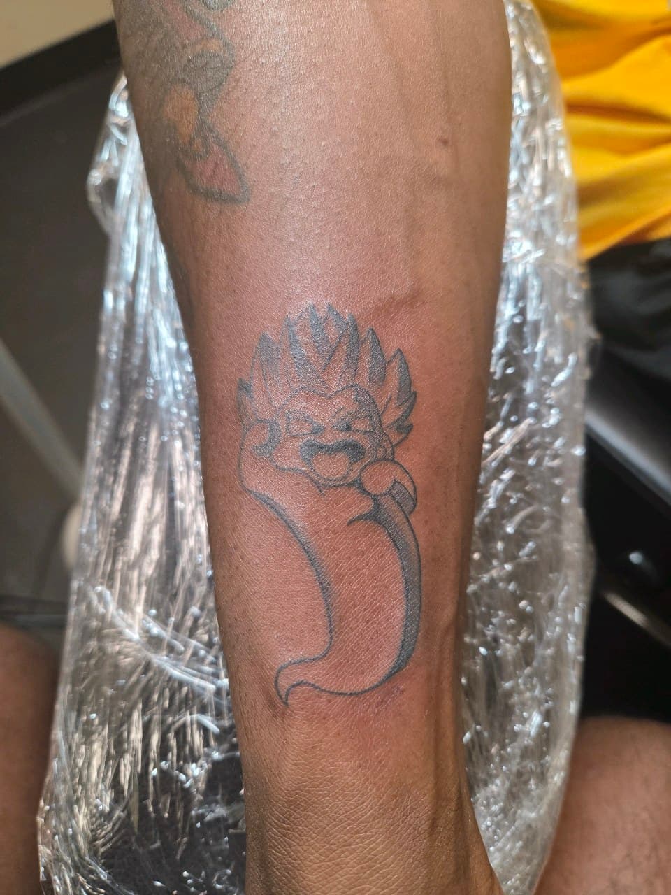 Black & Grey + Illustrative monster tattoo on Forearm by 2nd_Circle_Tattoo_Co on TattMe