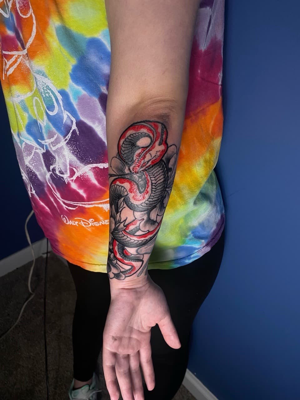 Japanese + Neo-Traditional snake tattoo on Forearm by 32_Incc_STUDIOS_LLC. on TattMe