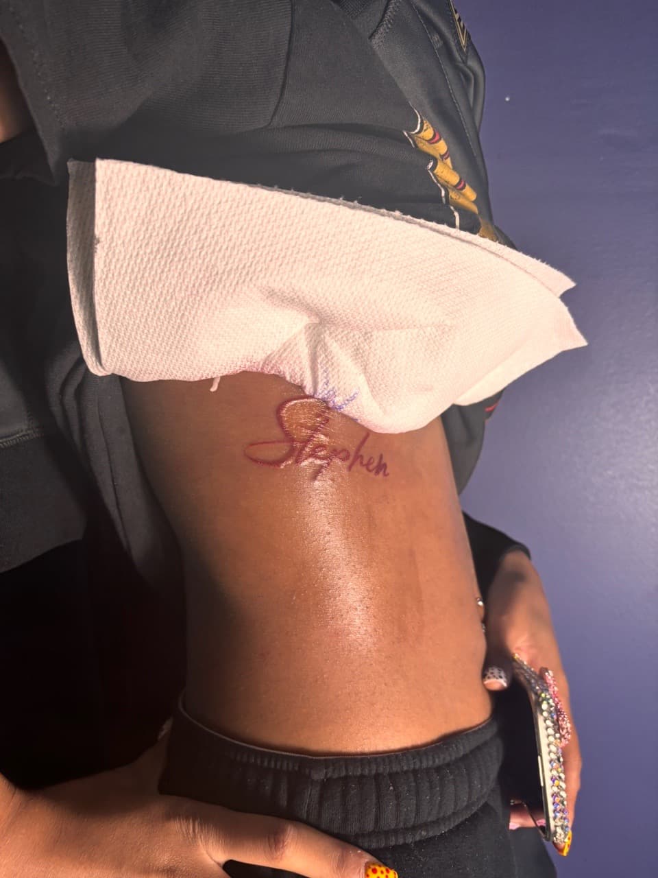 Lettering + Script name tattoo on Side (Torso) by 32_Incc_STUDIOS_LLC. on TattMe