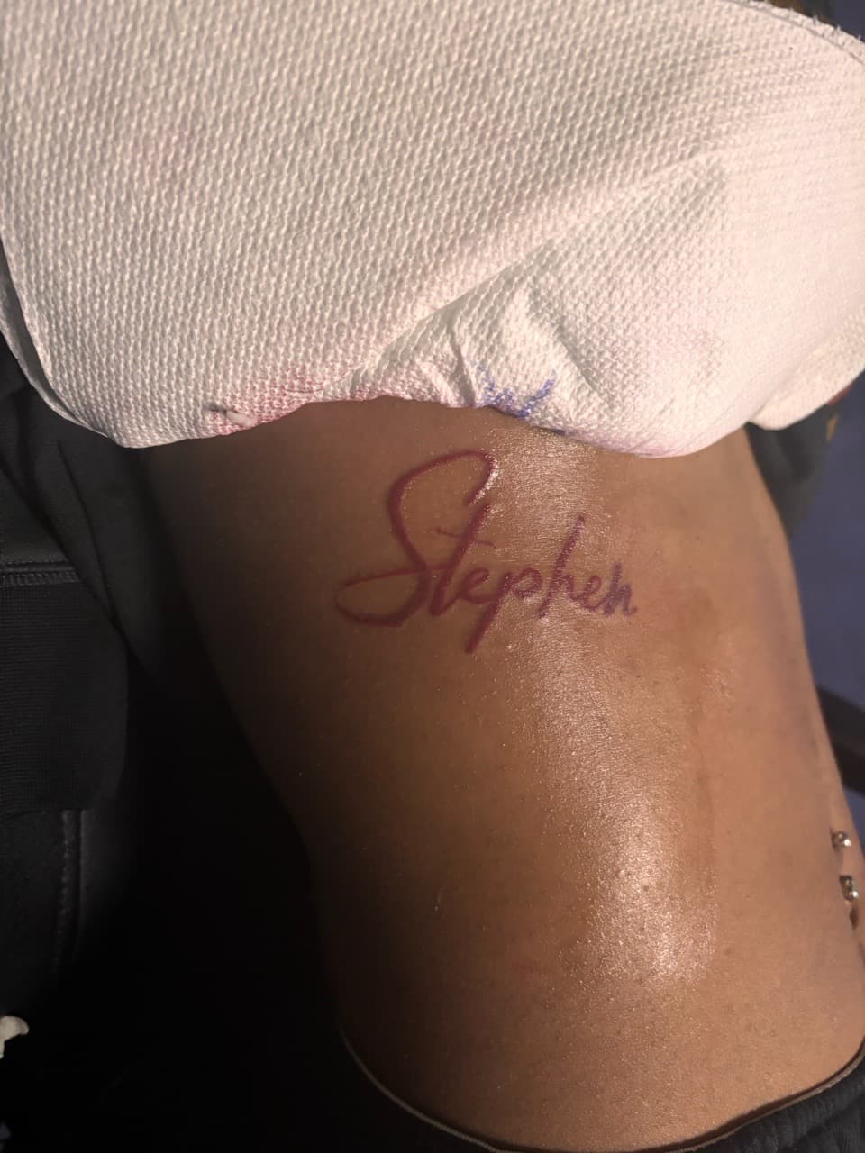 Lettering + Script name tattoo on Side (Torso) by 32_Incc_STUDIOS_LLC. on TattMe