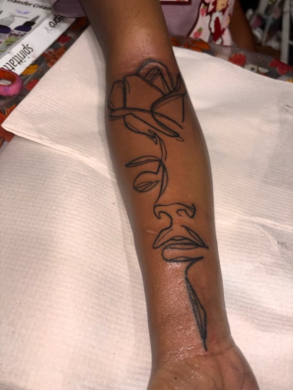 Line-work + Fine Line lines tattoo on Forearm by 32_Incc_STUDIOS_LLC. on TattMe