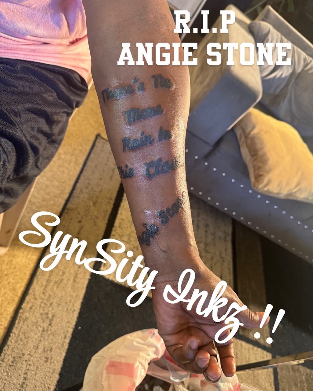 Lettering + Script quote tattoo on Forearm by SynSity_Inkz on TattMe