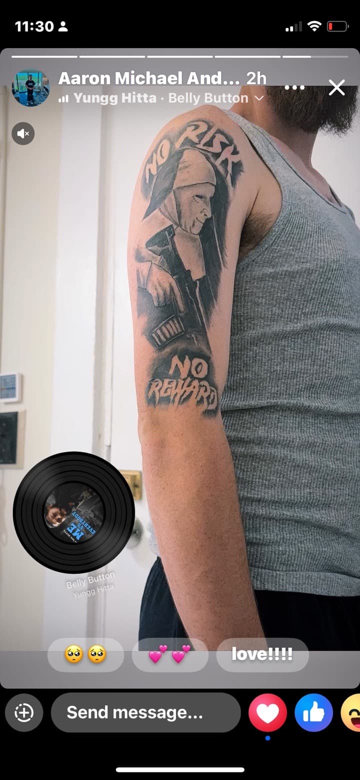 Black & Grey + Realism woman tattoo on Upper Arm by Pain_Ink on TattMe