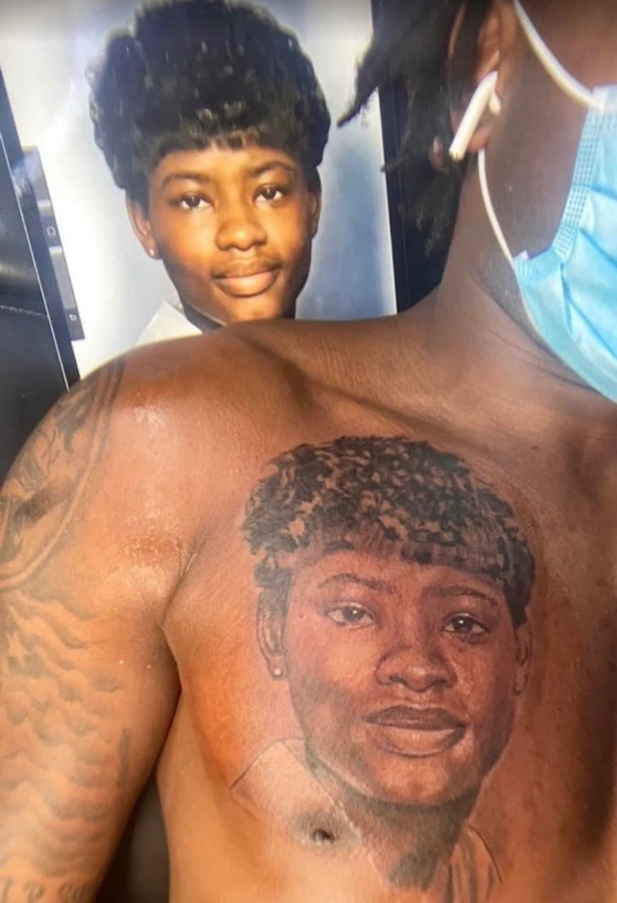 Realism + Black & Grey person tattoo on Chest by GREATE_Ink_tattoo_parlor on TattMe