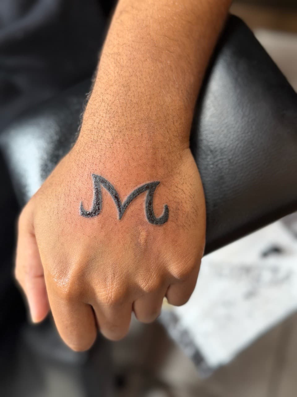 Lettering + Pop Culture letter tattoo on Hand by TattedByEjai on TattMe