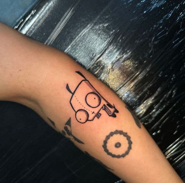 Cartoon + Line-work cartoon tattoo on Forearm by Tattoos_by_Sinderella on TattMe