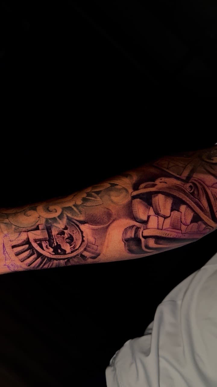 Black & Grey + Illustrative gorilla tattoo on Forearm by kiddd_ink on TattMe