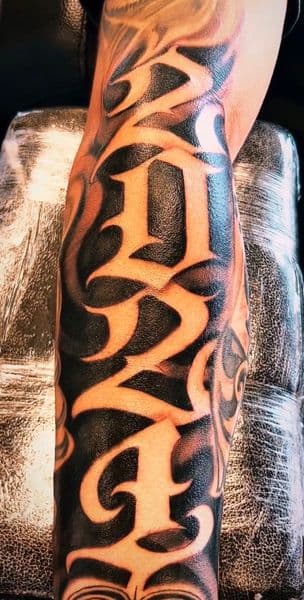 Lettering + Script lettering tattoo on Forearm by KD_INKORPORATED on TattMe