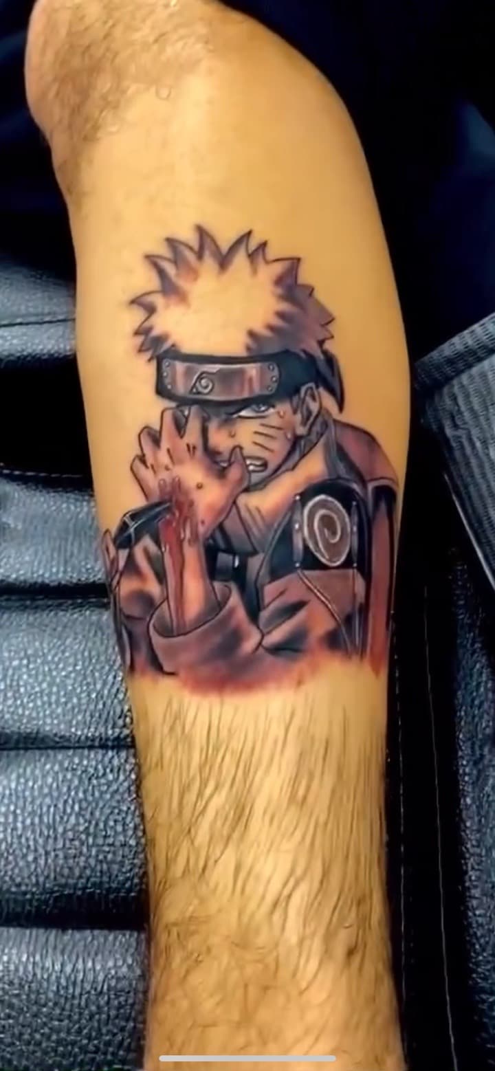 Anime + Pop Culture naruto tattoo on Forearm by KD_INKORPORATED on TattMe
