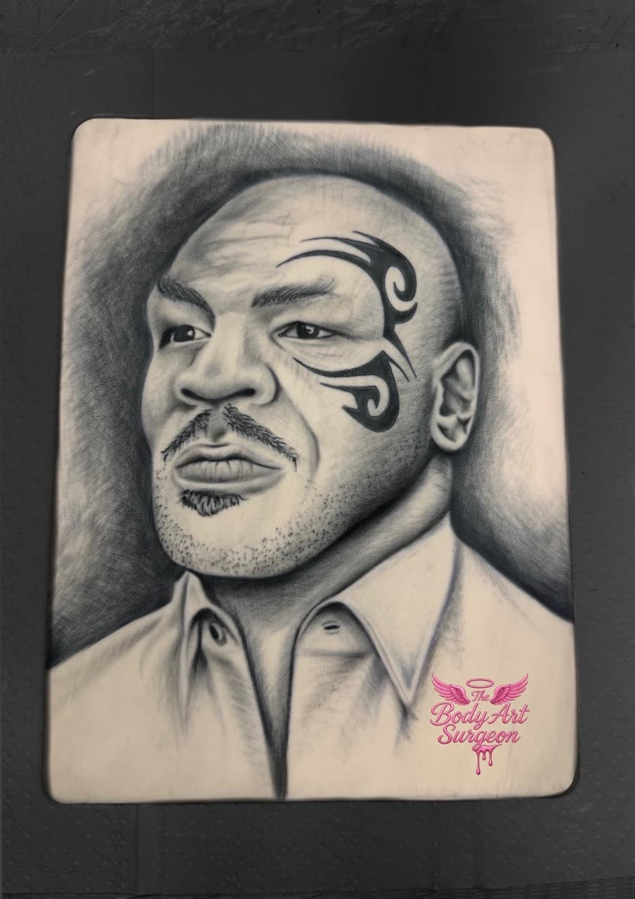 Black & Grey + Realism mike tyson tattoo by The_Body_Art_Surgeon on TattMe