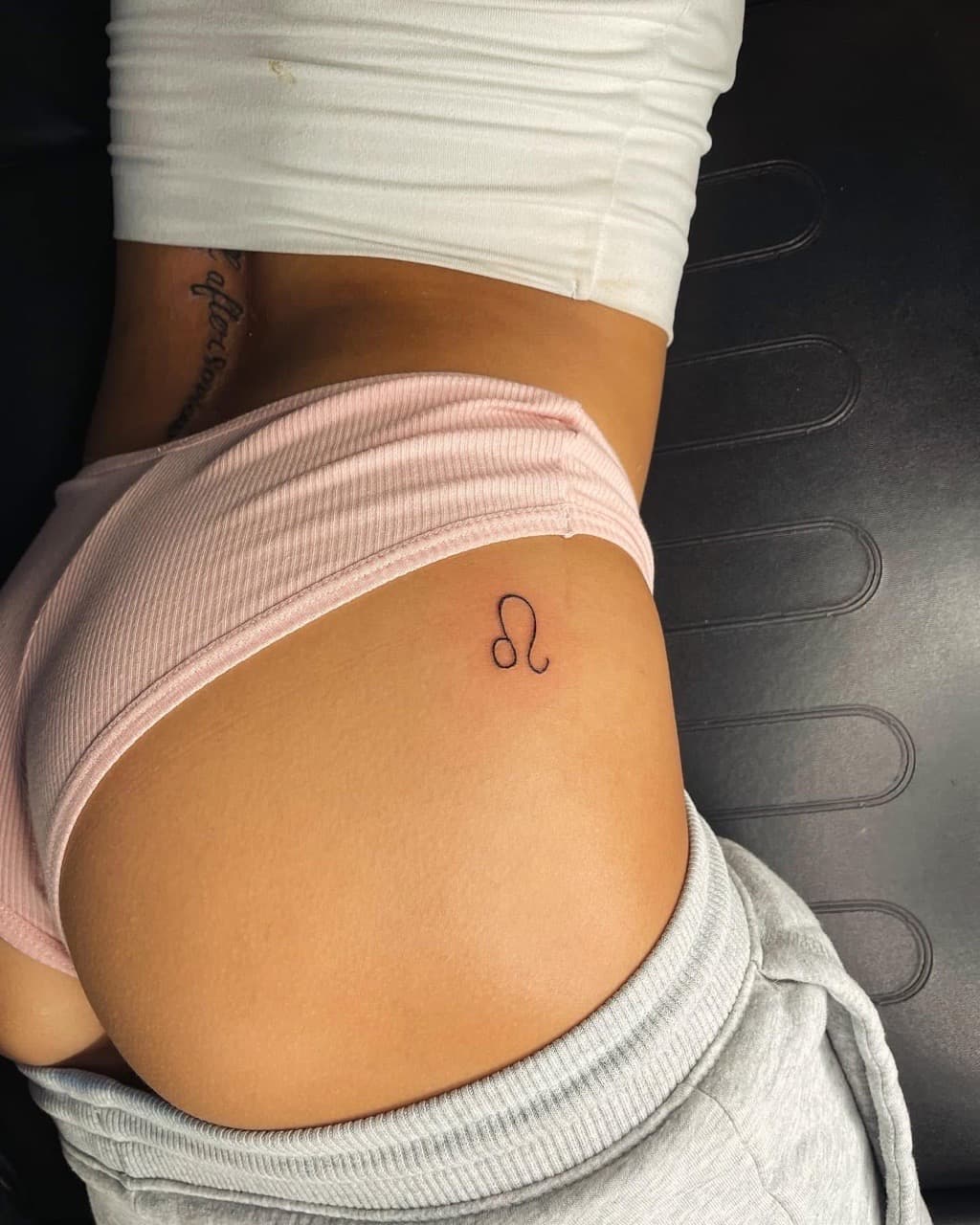 Fine Line + Minimalist leo tattoo on Hip by Bizzarreink on TattMe