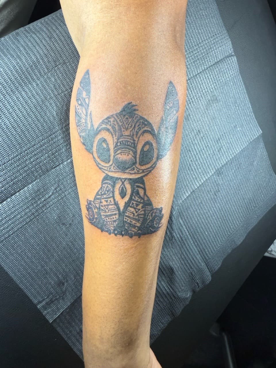 Polynesian + Tribal stitch tattoo on Forearm by Edwaun_Randall on TattMe