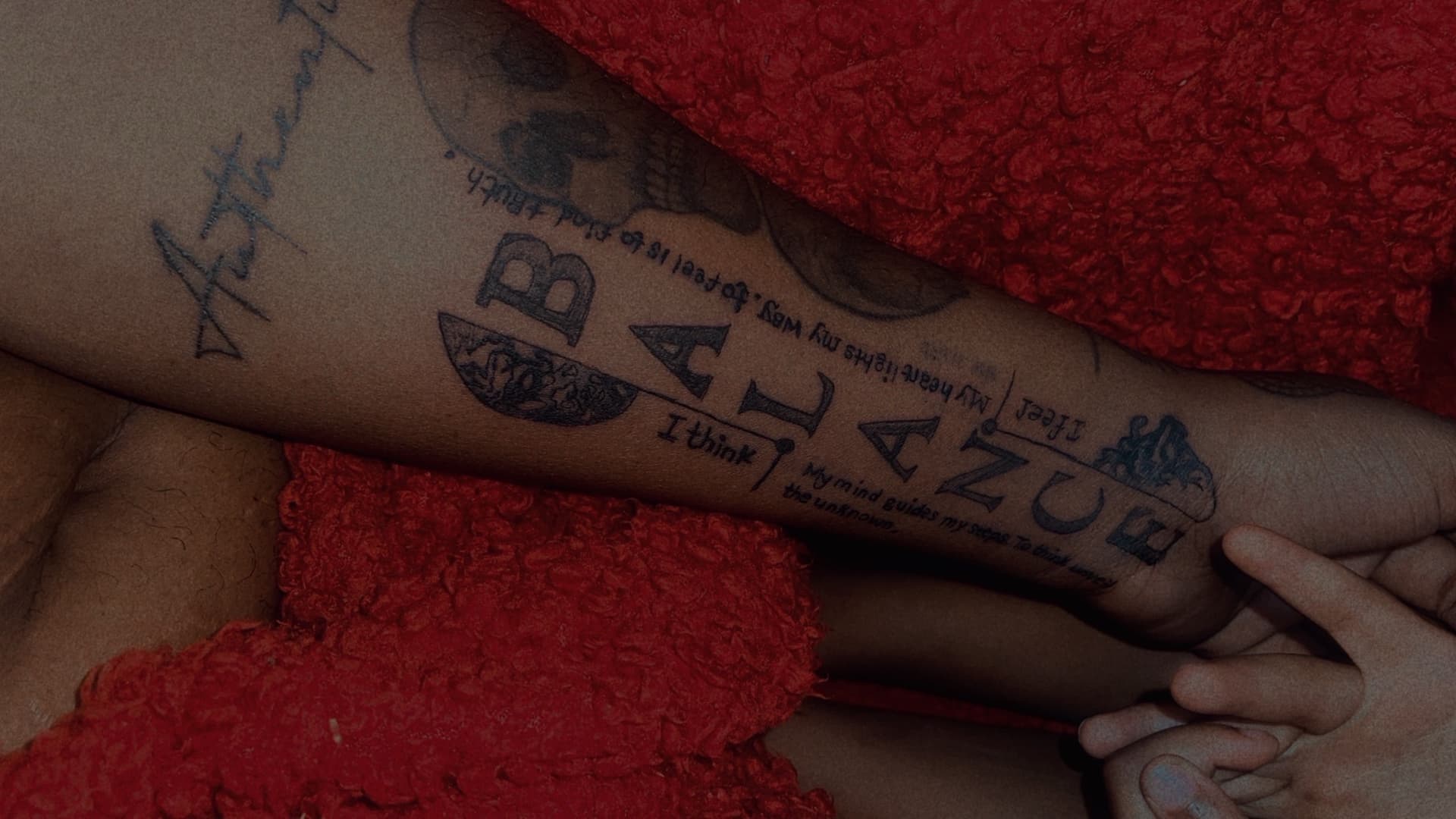 Lettering + Script balance tattoo on Forearm by RAW_INK on TattMe