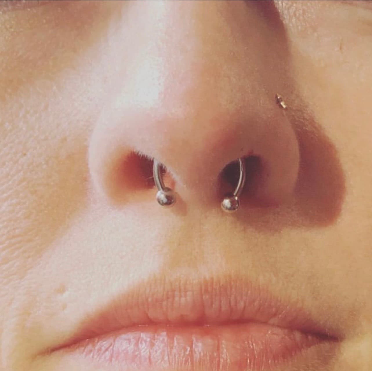 person tattoo on Face by InkGuru_Sway on TattMe
