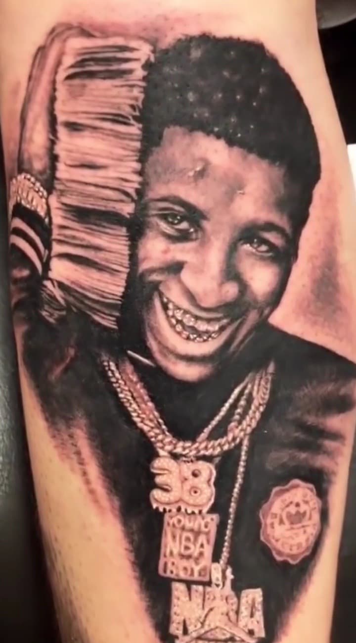 Realism + Black & Grey man tattoo on Forearm by XRayVizionz on TattMe