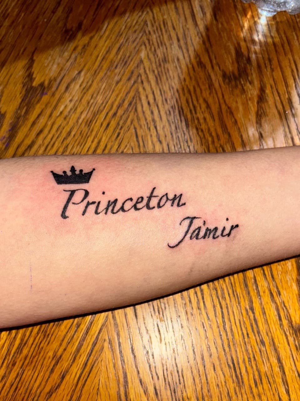 Lettering + Script names tattoo on Forearm by TattsByBoogzz on TattMe