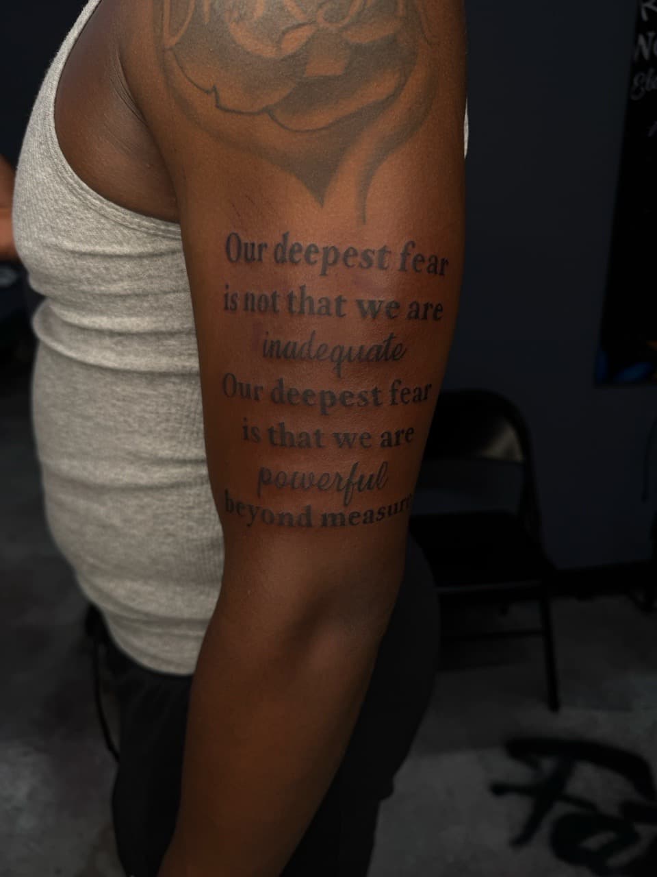 Lettering + Script quote tattoo on Forearm by Sketch_By_Lex on TattMe