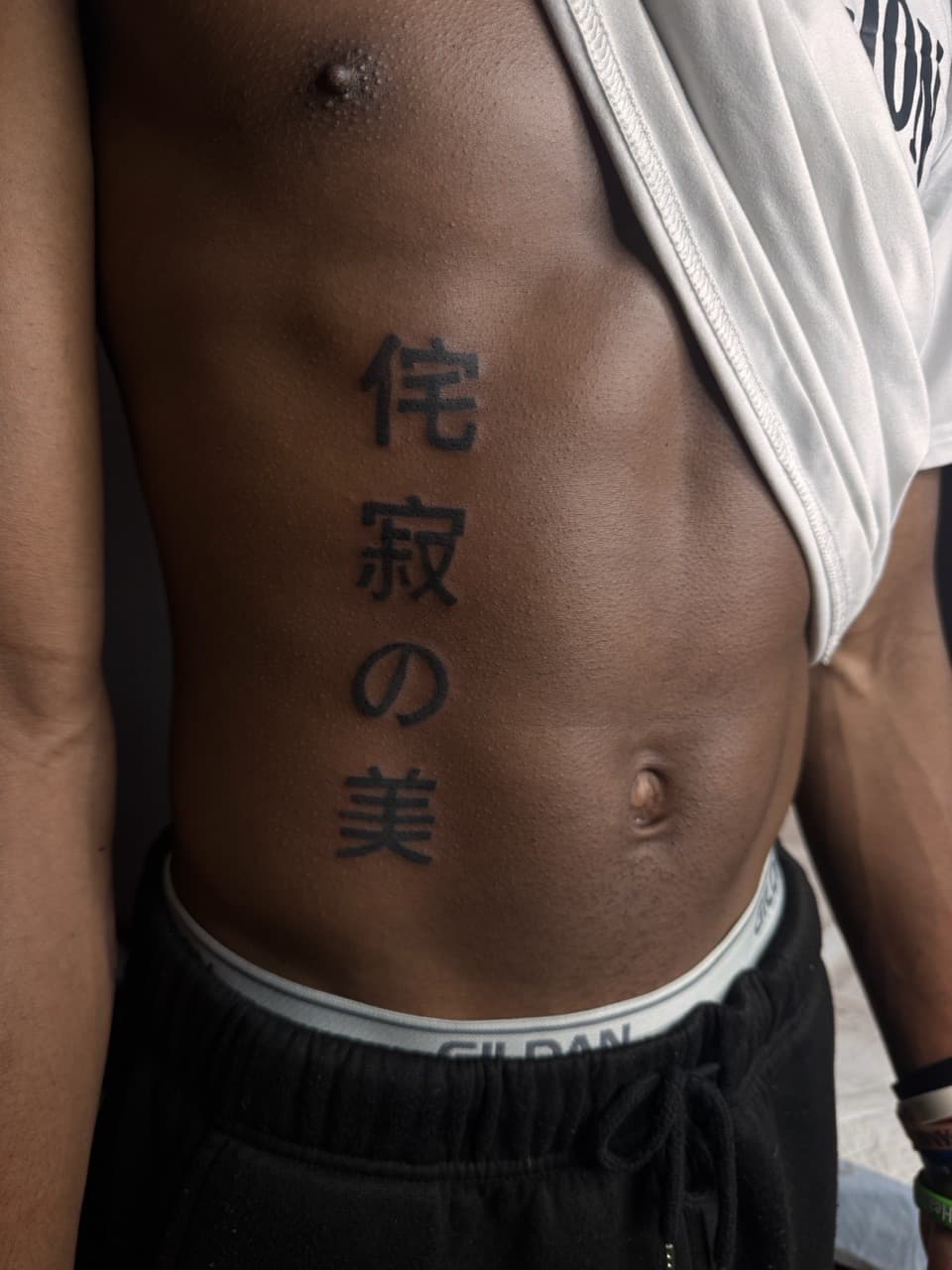 Lettering + Script japanese characters tattoo on Side (Torso) by Sketch_By_Lex on TattMe