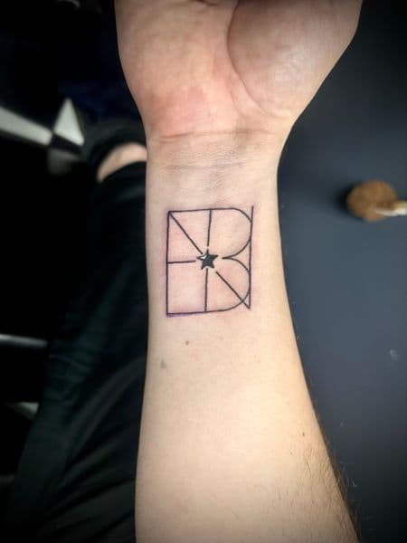 Fine Line + Geometric geometric tattoo on Wrist by Jr on TattMe