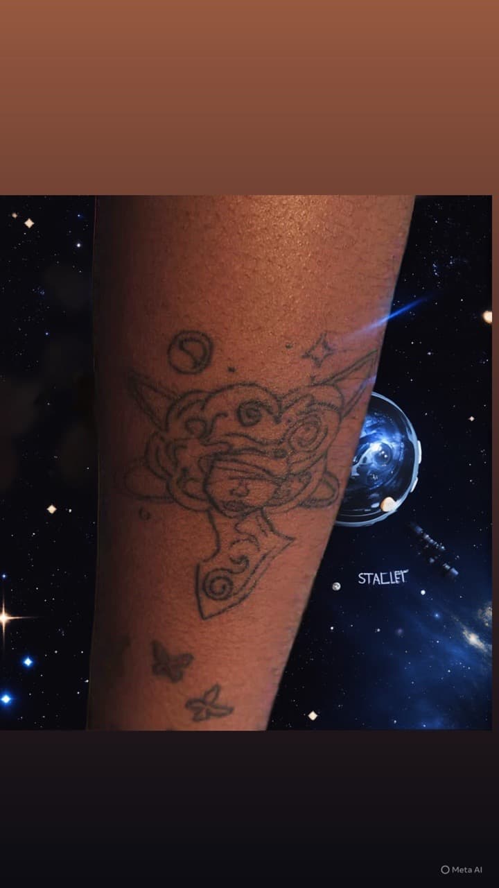 Line-work + Sketch face tattoo on Forearm by Amaizink_Tattoo on TattMe