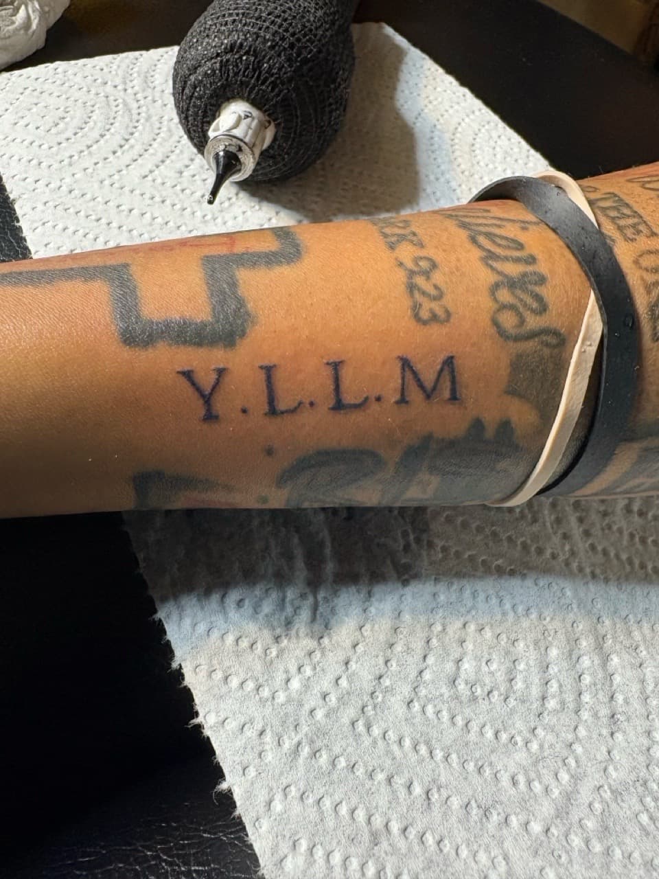 Lettering + Script letters tattoo on Forearm by inky_wit_kiah on TattMe