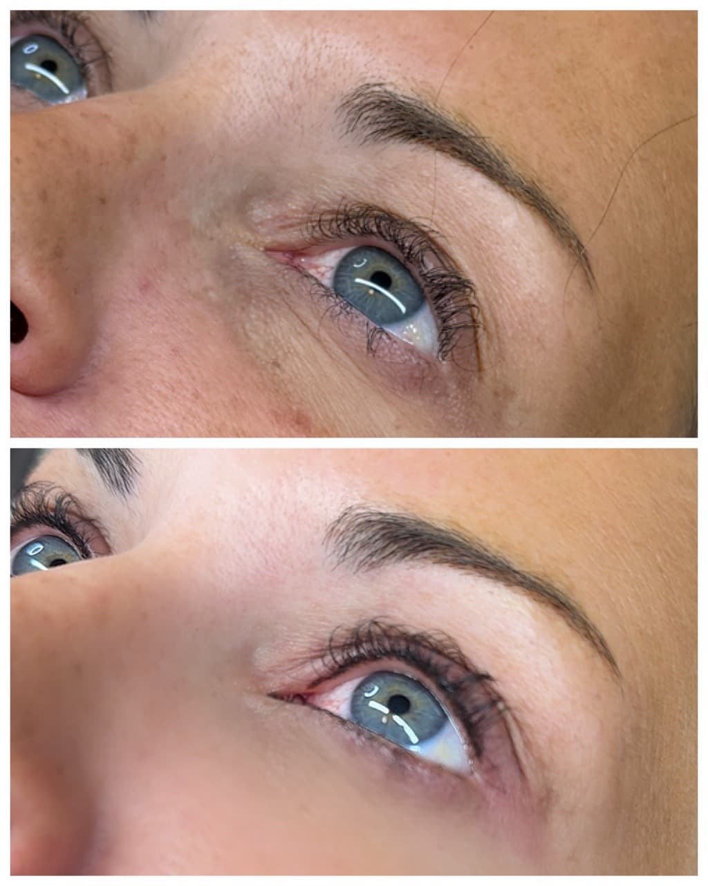 Cosmetic Tattoos eyes tattoo on Face by Versa_PMU on TattMe