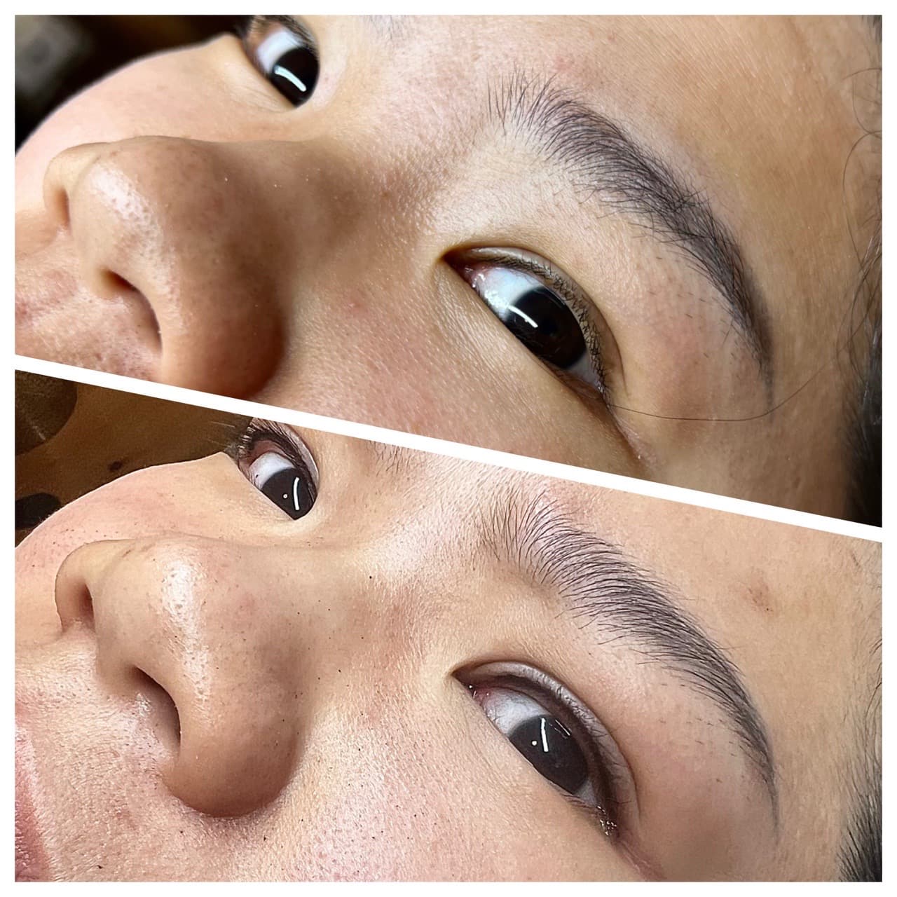 Cosmetic Tattoos + Fine Line eyeliner tattoo on Face by Versa_PMU on TattMe