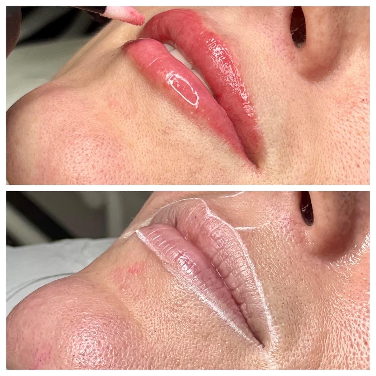 Cosmetic Tattoos lips tattoo on Face by Versa_PMU on TattMe