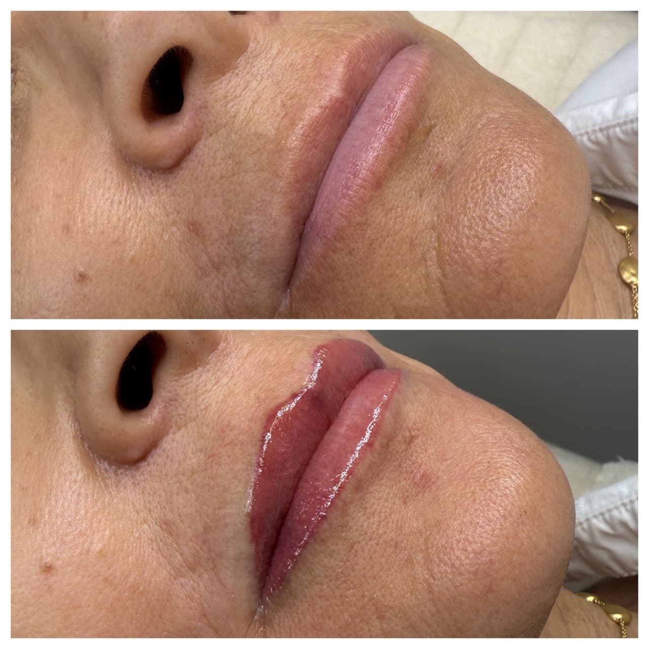Cosmetic Tattoos lips tattoo on Face by Versa_PMU on TattMe