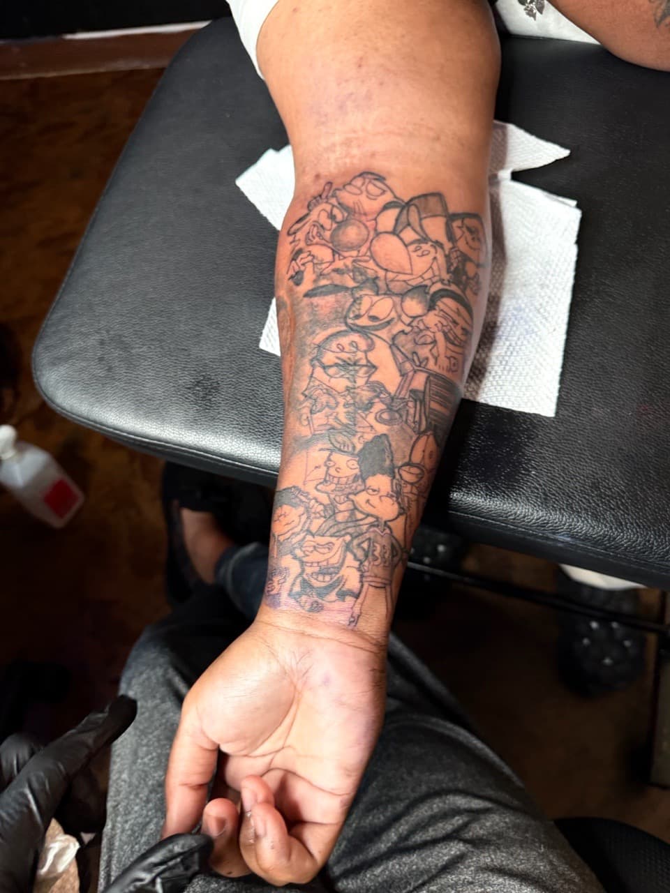 Cartoon + Pop Culture cartoon characters tattoo on Forearm by Chris_Brooks on TattMe