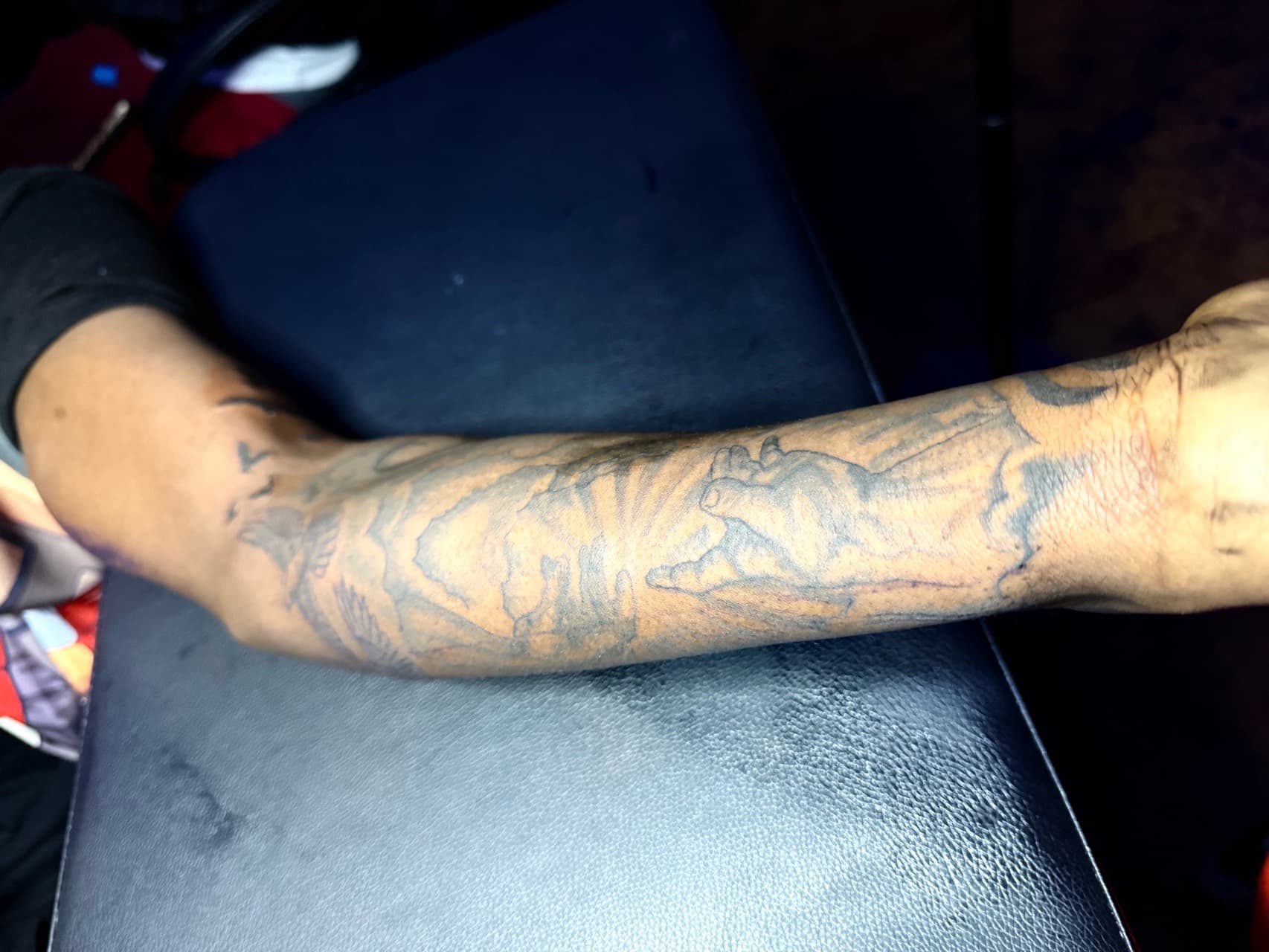 Black & Grey + Illustrative hand tattoo on Forearm by Chris_Brooks on TattMe