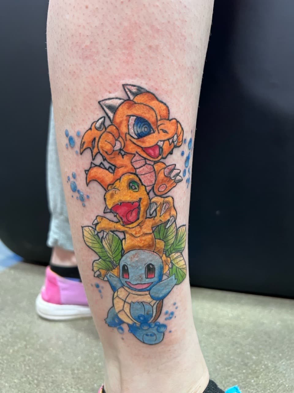 Cartoon + Pop Culture pokemon tattoo on Calf by Matt_Mason_Tattoos on TattMe