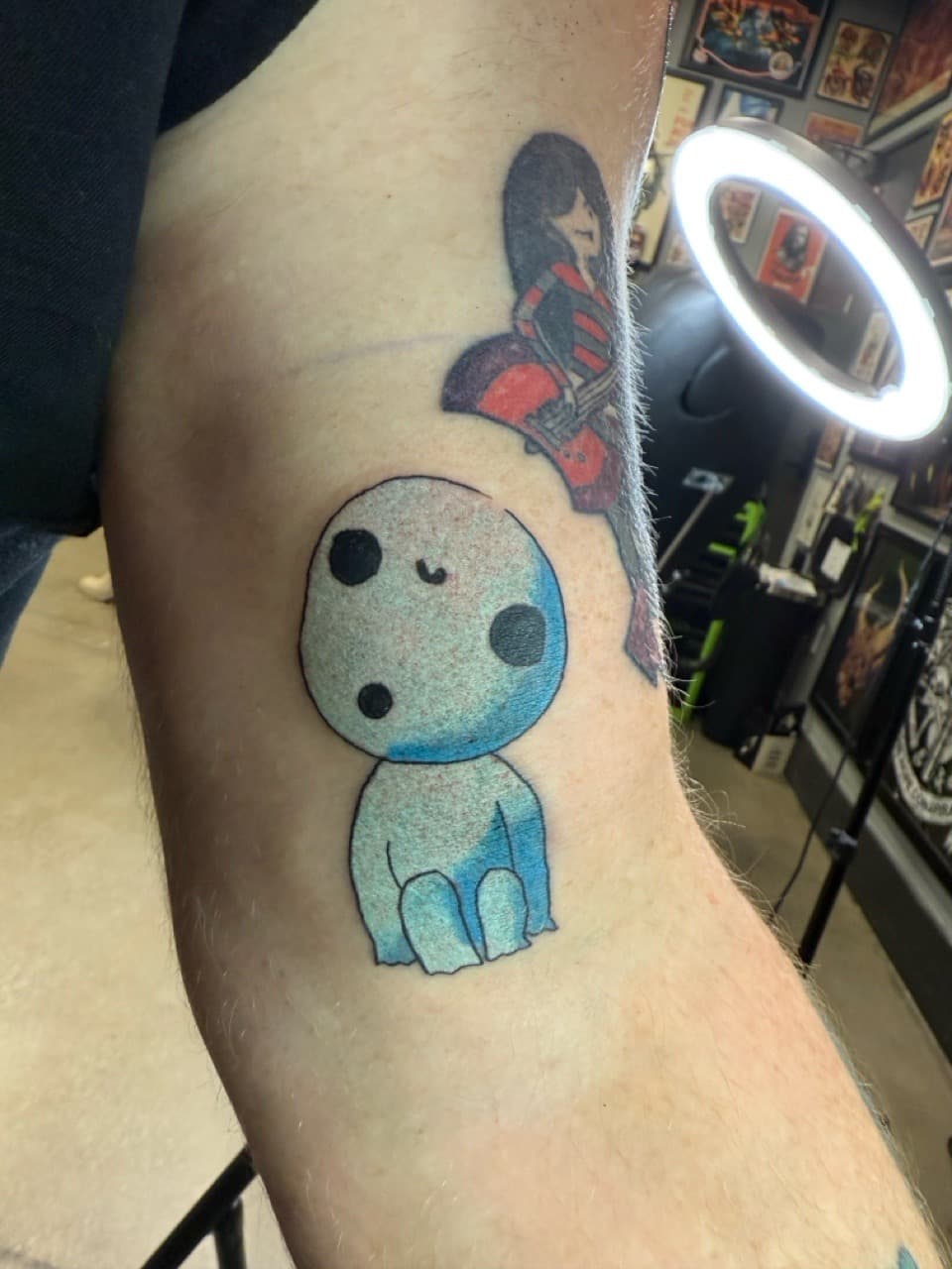 Anime + Pop Culture kodama tattoo on Upper Arm by Matt_Mason_Tattoos on TattMe