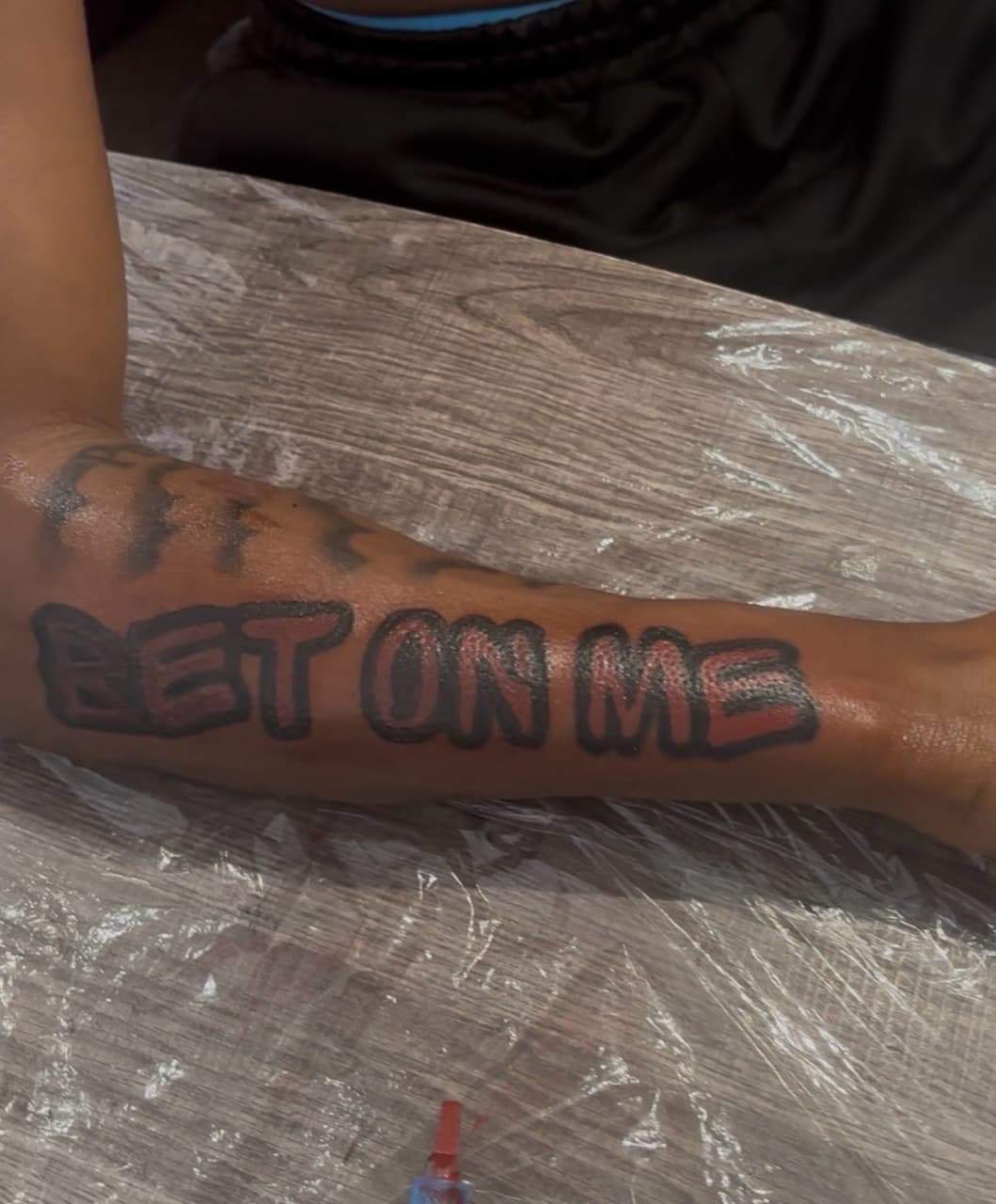 Lettering + Script phrase tattoo on Forearm by BreezyInk on TattMe