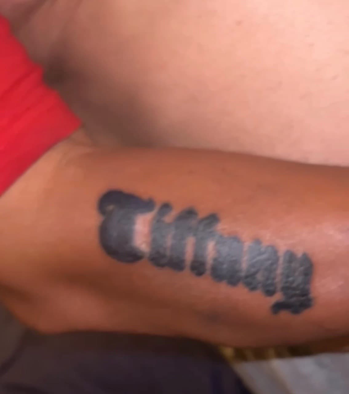 Lettering + Script name tattoo on Forearm by BreezyInk on TattMe