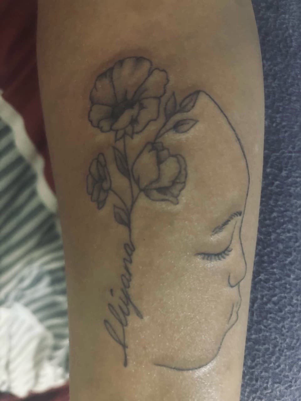 Fine Line + Minimalist flowers tattoo on Forearm by Art_by_Prynce on TattMe