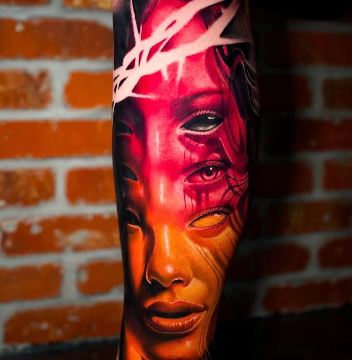 Realism + Illustrative crown tattoo on Forearm by Tattoosbyjm on TattMe